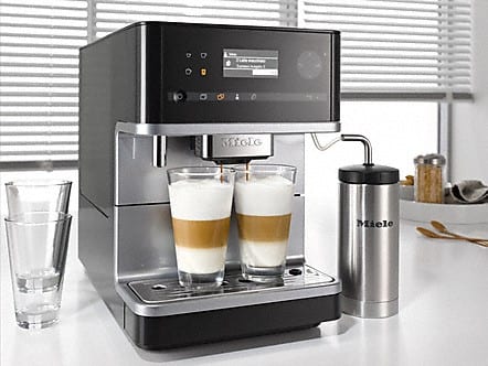Miele espresso machine with foamer