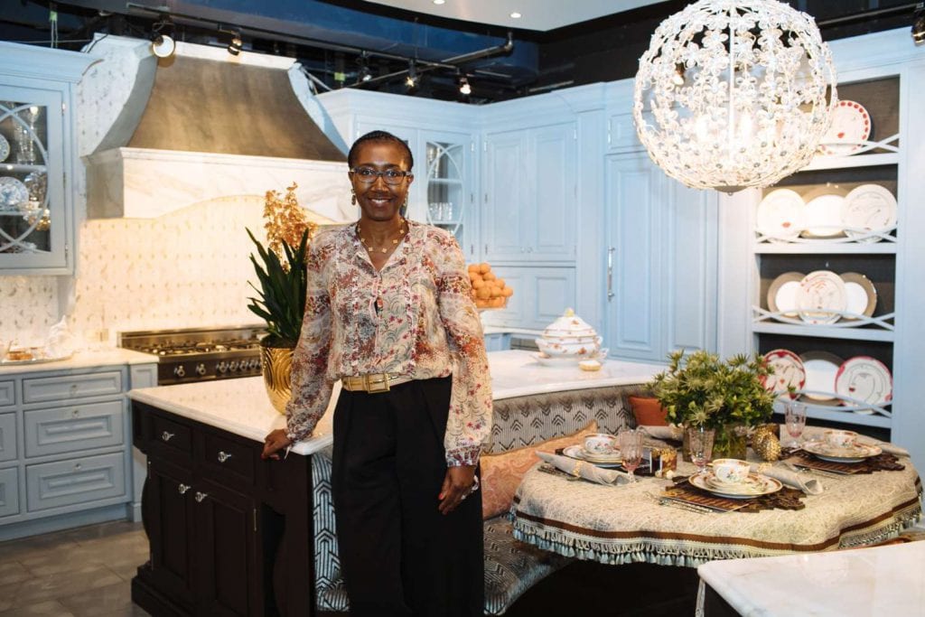 Doreen Chamber of Doreen Chambers Interiors in her Art of the Table kitchen
