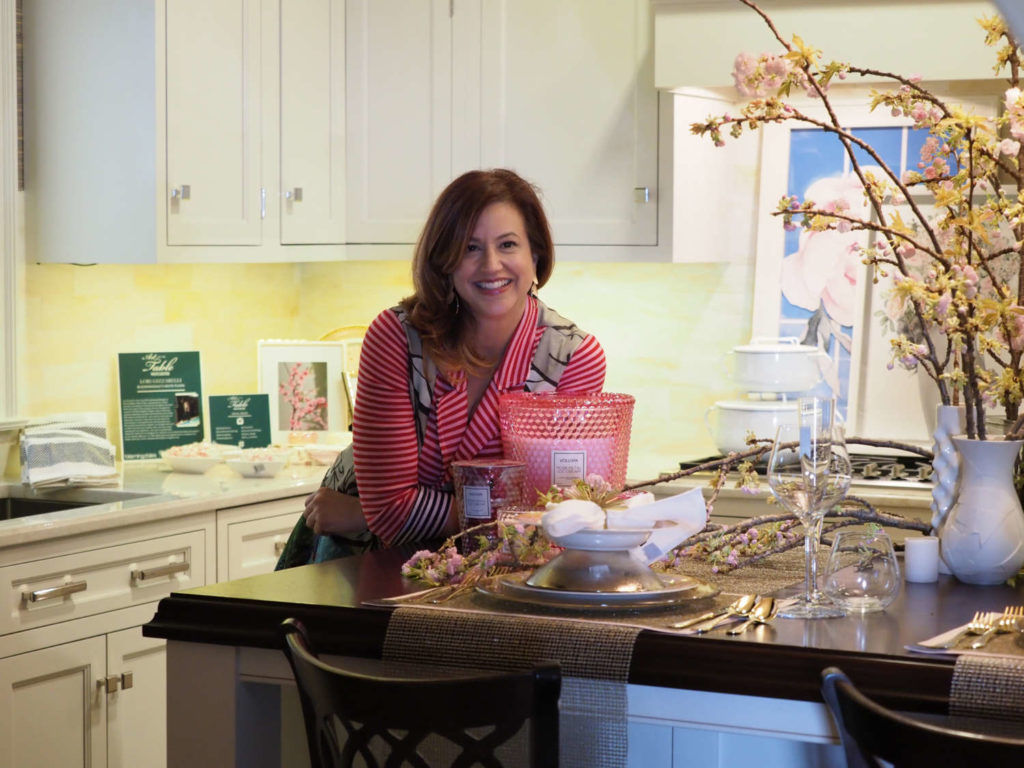 Lori Gizzarelli in her Art of the Table Kitchen