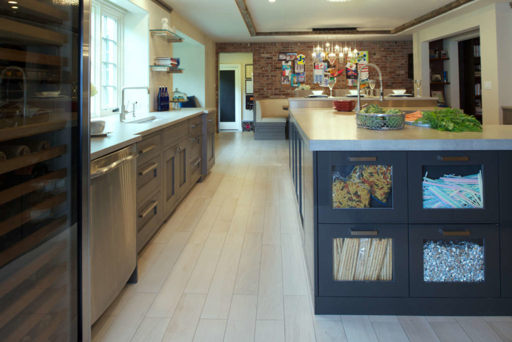 Kitchen Island with Snack Drawers