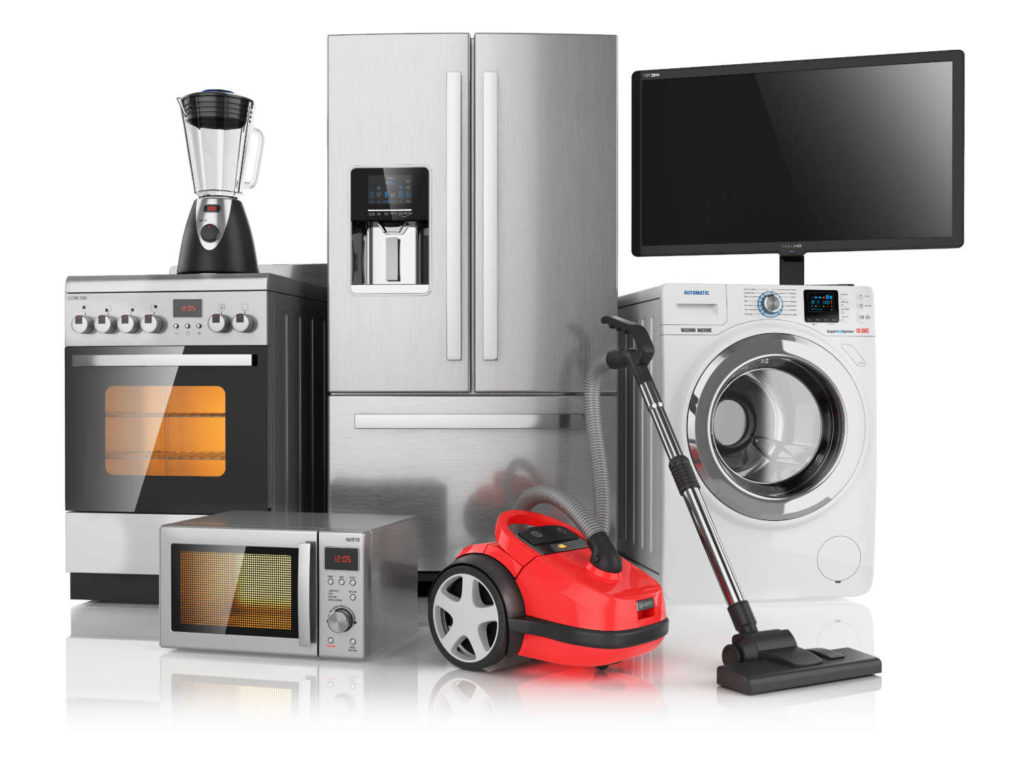 Variety of kitchen appliances scaled for kids