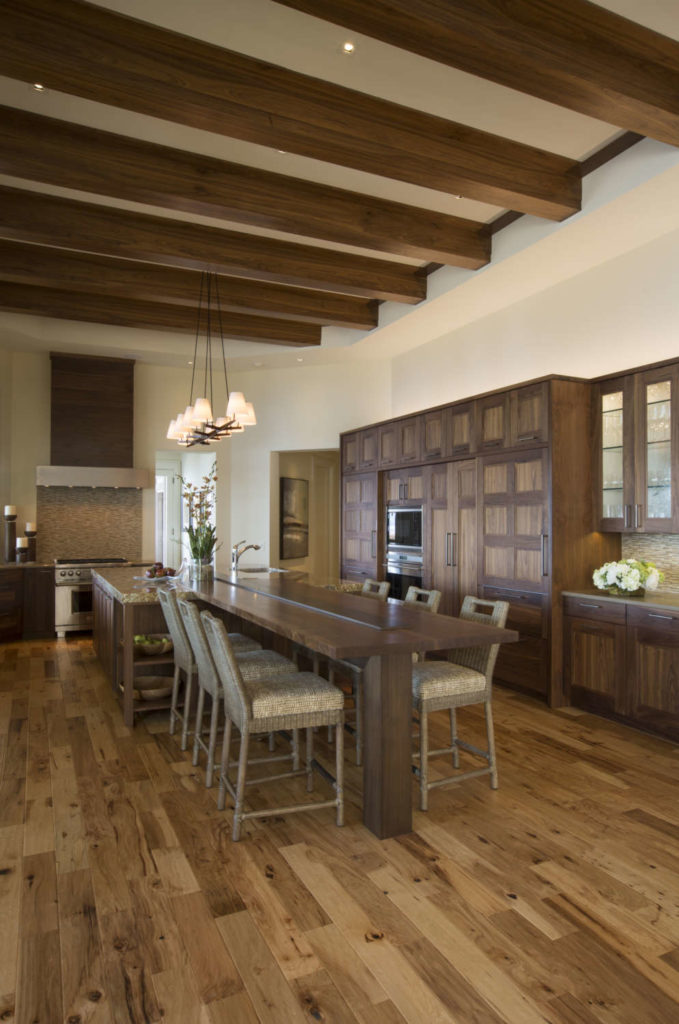 Walnut Kitchen with exposed beams in Canandaigua, New York