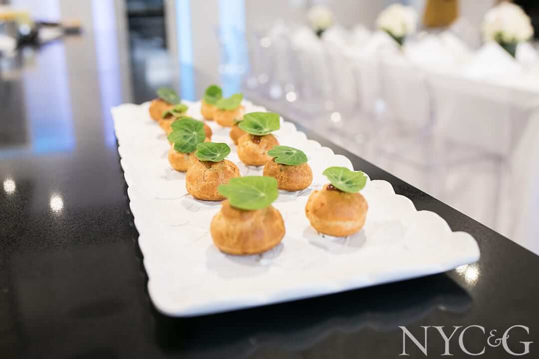 Canapes at Dine & Design on 9 event