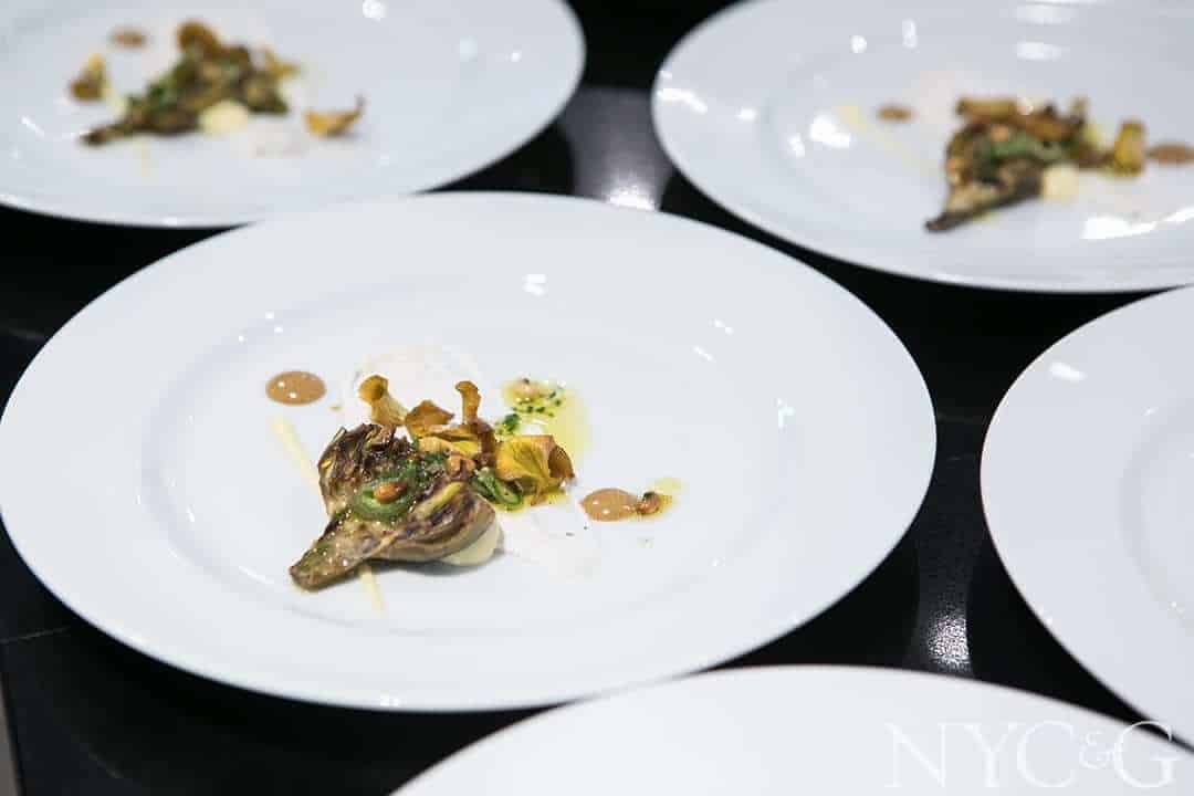 Plated dish at Bilotta's Dine & Design on 9 event